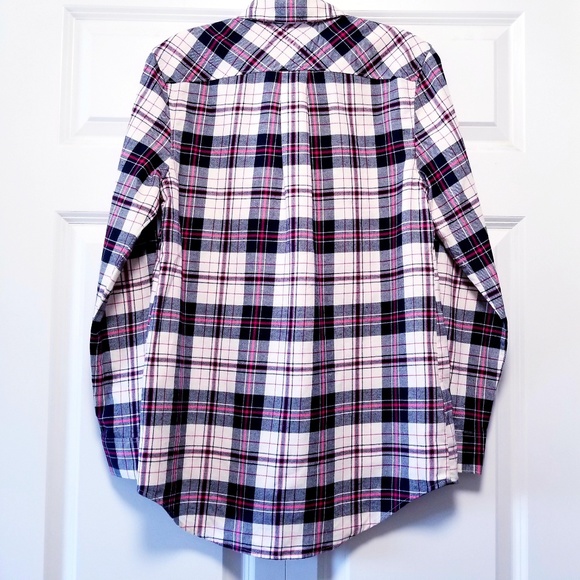 Eddie Bauer Classic Fit Button Down Flannel Shirt - Picture 2 of 7